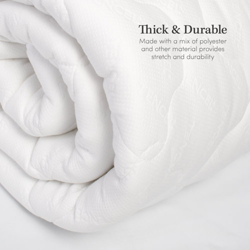 White Noise Joe Tencel Polyester Mattress Pad & Reviews Wayfair